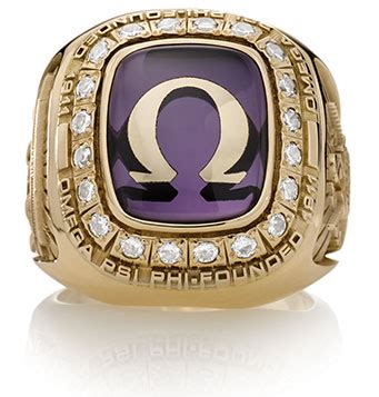 jostens omega psi phi ring.